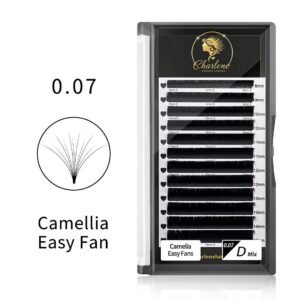 0.07 Camellia Easy Fan Eyelash Extension